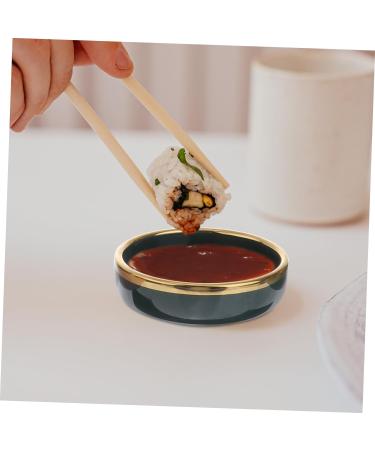 Ciieeo 4pcs Ceramic Saucer Dessert Trays Seasoning Dish Soy Sauce Dish Appetizer Plate Kitchen Supplies Sauce Plate Dipping Bowls Ceramic Serving Dishes Cake Plates Ceramics Nordic Sauces - Buy Online on GoSupps.com