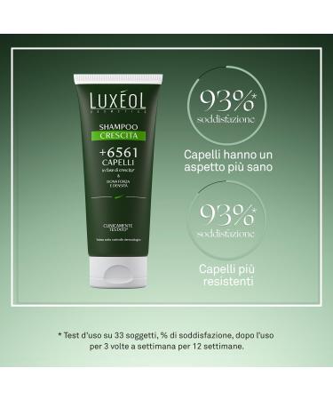  Lux ol LUX OL - Shampoo - Strength and Density - Hair in the Growth Phase* - Clinically Tested* - 86% Naturally Derived Ingredients - Unisex - Women/Men - 200 ml - Buy Online on GoSupps.com
