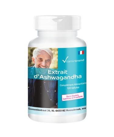 Ashwagandha - Daily Dose of 1000mg - 120 Vegan Capsules - Made in Germany | Vitamintrend