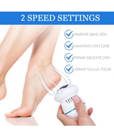 Electric callus remover callus remover foot care device pedicure set foot care callus remover callus remover foot care device with 6 attachments - Buy Online on GoSupps.com