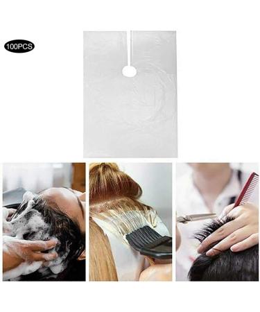 100pcs Disposable Hair Cutting Capes - Waterproof Salon Barber Aprons for Home Hairdressing & Styling - Buy Online on GoSupps.com