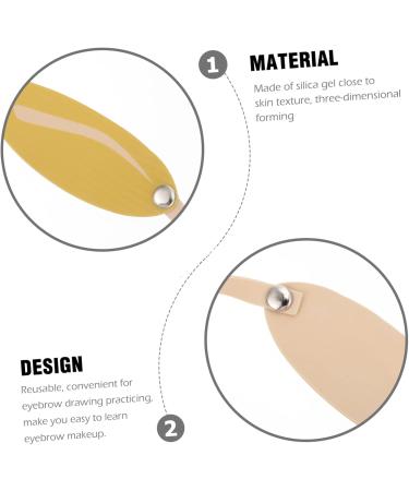 Balacoo 10pcs Beginner Skin Eyebrow Silicone Headband Practice for Supply Professional Fake - Buy Online on GoSupps.com