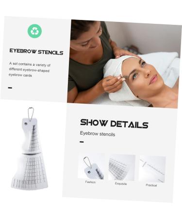 FRCOLOR 2 sets Shaping Kits of Templates Stencils Makeup Shaper Tools Drawing Reusable Eyebrow - Buy Online on GoSupps.com