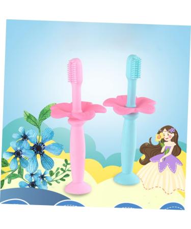 Goohochy Baby Training Toothbrush - All-Round Children's Oral Care - Pink (1 Pack) - Soft Bristles for Gentle Cleaning - Buy Online on GoSupps.com