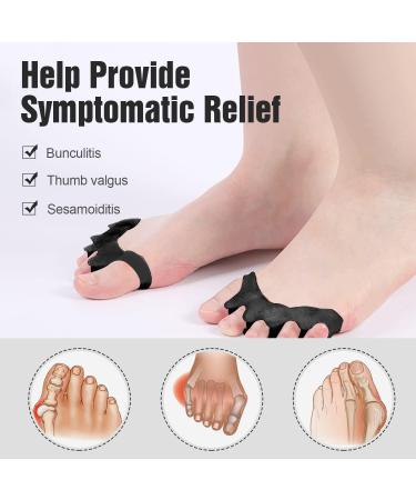 8x Silicone Toe Spreader for Hallux Valgus & Bunion Correction - Gel Separator for All Toes & Hammer Toe Relief - Buy Online on GoSupps.com
