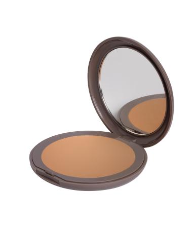 Neve Cosmetics Neve Cosmetics Compact Foundation with Integrated Mirror Flat Perfection Smoothing Medium Coverage | "Dark Warm"