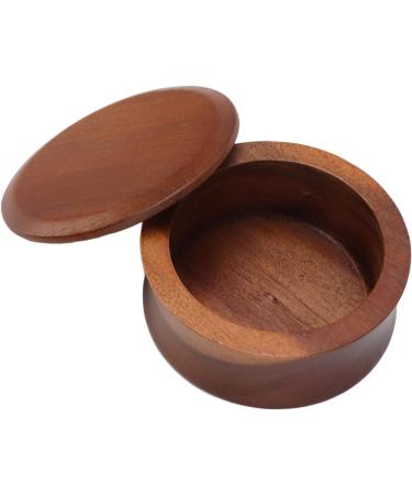 Premium Men's Wooden Shaving Brush Bowl | Non-Slip Cream Mug & Soap Cup | Portable Foam Tool for Easy Shaving - Buy Online on GoSupps.com