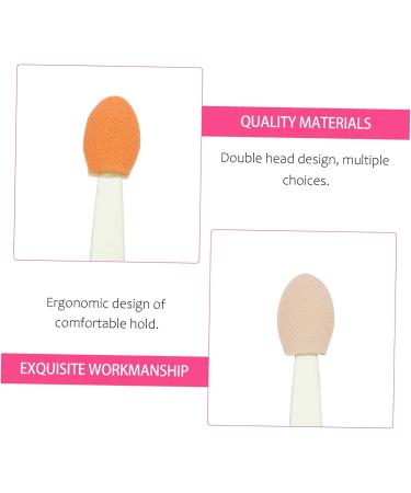 Balacoo 400 pcs Sticks Makeup Sponge Cosmetic Professional Double-end Tool Disposable Applicator 6.5x1.3cmx4pcs Greenx4pcs - Buy Online on GoSupps.com