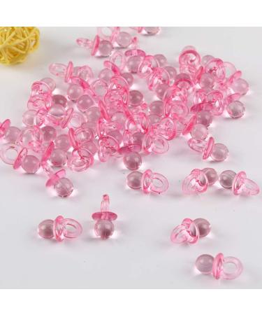 100x Mini Acrylic Pacifiers for Baby Showers | Perfect Party Favors & Decorations - Buy Online on GoSupps.com