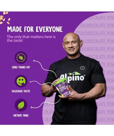ALPI NO Chocolate Peanut Butter Crunch 1kg - Roasted Peanuts Chocolate Paste Brown Sugar & Sea Salt - 24g Protein Gluten Free Vegan Plant Based Peanut Butter Crunchy - Buy Online on GoSupps.com