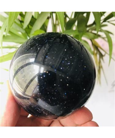 Natural Crystal Rough 5 cm Natural Blue Sand Gold Stone Sand Ball Quartz Crystal Globe Great Choice for Home Decoration - Buy Online on GoSupps.com