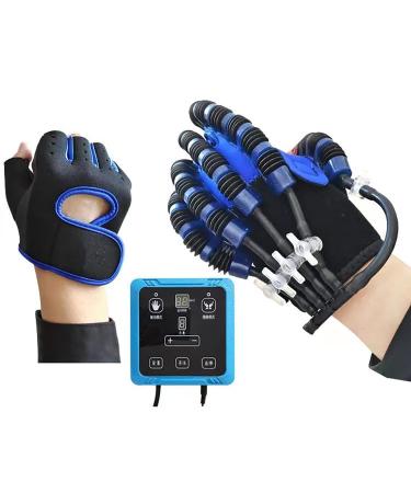 Finger and Hand Function Rehabilitation Workout Recovery Device Self-Training Rehabilitation Robot Gloves for Hempiplegia Stroke Arthritis Patient(Size:S Code Color:Left) S code Left