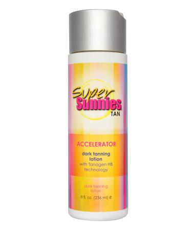 Super Sunnies Tan Accelerator for Outdoor and Indoor Tanning  8 Ounce