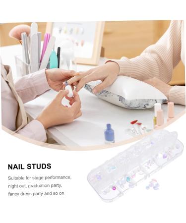 BIUDECO 2 Boxes Nail Rhinestones Nail Art Rhinestones Leaf Slice Nail Decor Diy Nail Art Decorations Nail Art Supplies Nail Art Glitter Crystal Crystals Decor 3d Nail Flakes Symphony Resin - Buy Online on GoSupps.com