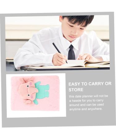 Healeved Note Book Notebook Girl Supply Note Accessory Journal Book Cartoon Diary Book Girl Diary Book Lovely Diary Book Cartoon Notepad Girl Accessory Note Supply Animal Student Plush Doll - Buy Online on GoSupps.com