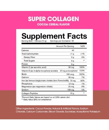 Obvi Multi-Collagen Super Protein Powder (Chocolate Cereal 14 Oz) | Keto-Friendly Gluten and Dairy Free | Hydrolyzed Grass-Fed Bovine Collagen Peptides | Supports Gut Health,Healthy Hair Skin,Nails 14 Ounce (Pack of 1) - Buy Online on GoSupps.com