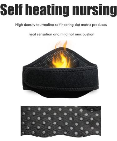 Kenanlan Neck Brace - Magnetic Thermal Self-Heating Neck Pad Massager 9 Magnetic Stones Ultimate Neck Support & Pain Relief - International Shipping Available - Buy Online on GoSupps.com
