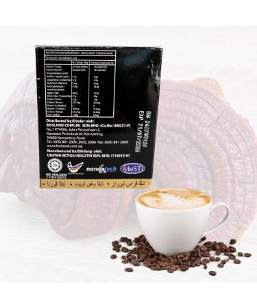 Bosland Ganoderma Mushroom Chitin (Chitosan) Instant Coffee - 12x 22g - Buy Online on GoSupps.com