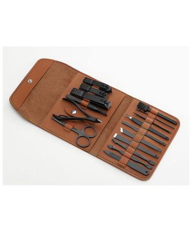 Nail Clippers Set Men's Special Carbon Steel Nail Clipper Set Black Ear Spoon Tool Home Pedicure Nail Clipper Beauty Manicure Nail Tool Set (Color : B)