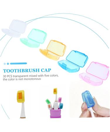 Shop Hapinary 30-Piece Toothbrush Dust Protection Caps | Portable Dustproof Toothbrush Holders for Travel - Buy Online on GoSupps.com