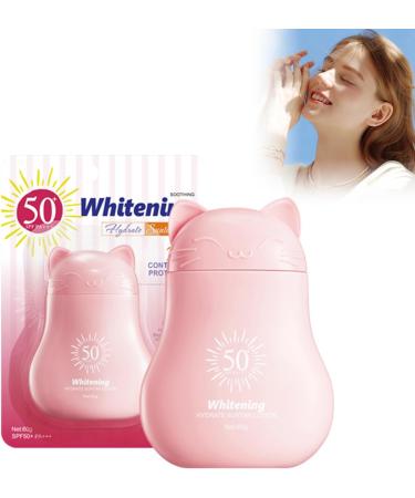 Protection solaire blanchissante et hydratante avec effet claircissant cr me de jour SPF 50+ contre les taches pigmentaires unifie le teint de la peau claircit corrige le teint de la peau et - Buy Online on GoSupps.com