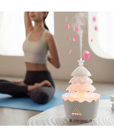 Colorful Christmas Tree Rain Humidifier & Essential Oil Diffuser - Aromatherapy for Home Bedroom & Office - Buy Online on GoSupps.com