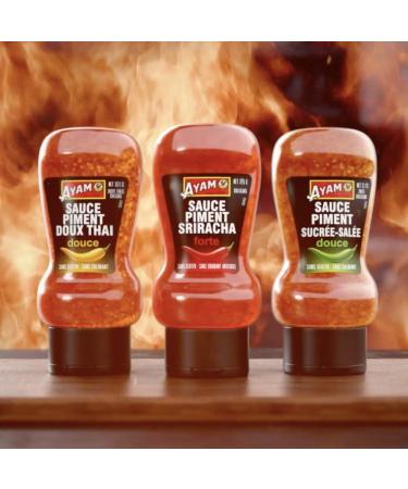 AYAM Fresh Crushed Sriracha Chili Sauce | Spicy | High Quality | Healthy Eating | Gluten Free | Glutamate Free | No Artificia - Buy Online on GoSupps.com