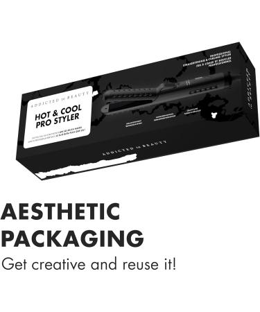 2-in-1 Hot & Cool Pro Styler: Ceramic Curling Iron for Long-Lasting Defined Curls - Adjustable Temperature & Automatic Shut-Off - Buy Online on GoSupps.com
