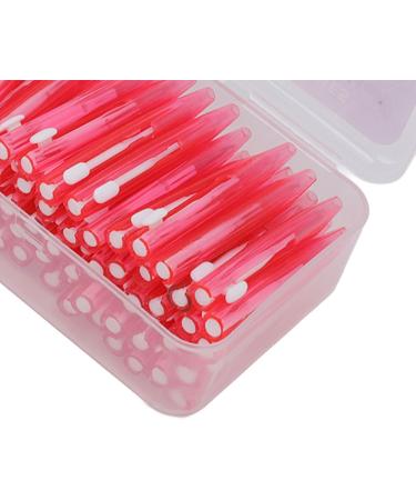 Buy Interdental Brush Set - 60 Slim Braces Cleaners with PP Handle for Adults | Rotating Electrical Pink | International Shipping Available - Buy Online on GoSupps.com