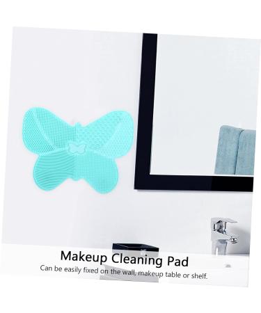 Silicone Scrub Pad for Makeup & Hair Brushes - 1pc Cleaning Tool with Suction Cup | 23x17cm Green - Buy Online on GoSupps.com