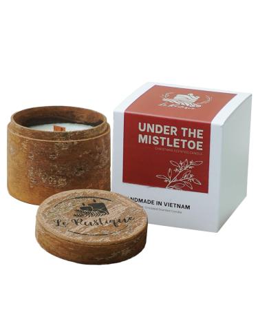 Christmas Scented Candle Soy Candle with Eucalyptus Lavender Cypress Essential Oils 3.2oz 24 Hours Burn Time - Aromatherapy Candle for Anxiety Relaxation Fall Decor Cinnamon Smooth Box