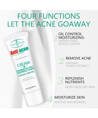 Salicylic Acid Face Moisturizer - Face Cream for Women - Acne Repair Face Cream - Spot Cream for Acne & Pimple - Moisturizer Face with Salicylic Acid - Improves Acne & Brightens Skin 20g - Buy Online on GoSupps.com