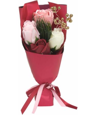  Emanuela Biffoli Emanuela Biffoli - Bouquet of Soap Flowers with 4 Roses Water Lily and Green Tea/Lotus Flowers and Matcha Tea 1 box 30g  - Buy Online on GoSupps.com