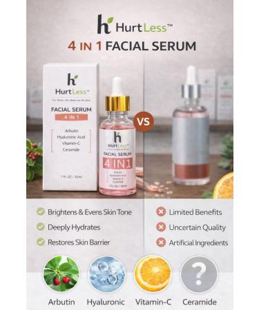 Hyaluronic Acid Face Serum with Niacinamide Deep Hydration Serum for Dry & Sensitive Skin Reduce Fine Lines Fragrance Free Paraben Free Daily Use Skin Care - Buy Online on GoSupps.com