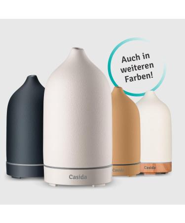 Modern Ceramic Aroma Diffuser - 3-in-1 Essential Oil Diffuser Humidifier & Night Light (100ml White) | Shop Now! - Buy Online on GoSupps.com
