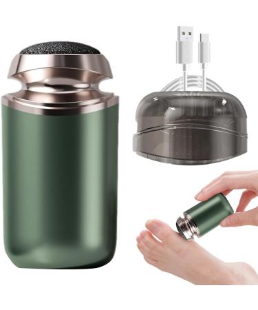 Electronic Foot File - Removable Small Foot Scrubber Feet Pedicure Tools Rechargeable Fully Automatic Foot Callus Remover Tool for Powerful Exfoliation Green - Buy Online on GoSupps.com
