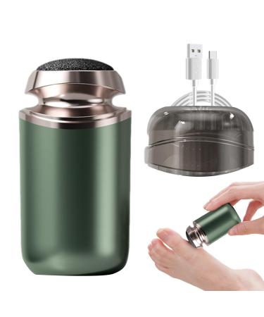Foot Grinder for Dead Skin Electric Callus Remover Foot Sander - Fully Automatic Foot File Feet Pedicure Tools Powerful Foot Callus Remover Tool for Men Women Green