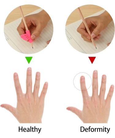 Giantree Writing Aid for Abbey Children - 12 Ergonomic Pencil Holders for Posture Correction & Writing Help - Buy Online on GoSupps.com