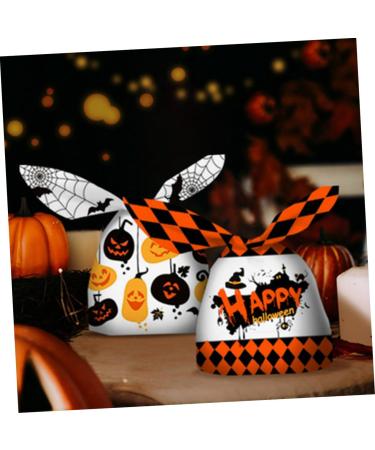 Alipis 320 Pcs Bunny Ears Candy Bag Pumpkin Treat Bags Halloween Candy Bags Sugar Bag Checkered Eva - Buy Online on GoSupps.com