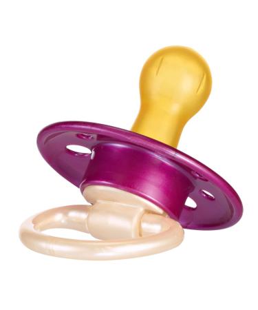 Cherry Pacifier | Round Natural Shape Size 1 (0-6 Months) | Pink-Purple & Assorted Colors - International Shipping Available - Buy Online on GoSupps.com