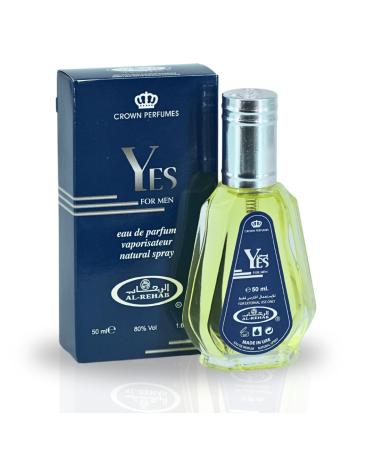 Al-Rehab Yes EDP - 50ML (1.7 OZ) Long Lasting & Luxurious Scents of Arabia Perfumes For Men & Women. 1.7 Fl Oz (Pack of 1) Yes Spray