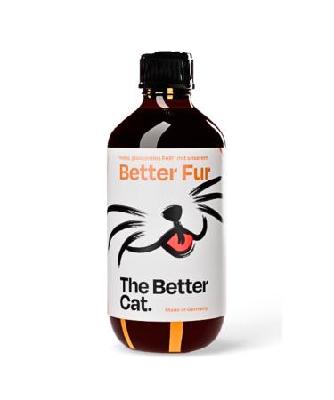 The Better Cat Natural Food Oil Coat care for cats to support the skin and coat barrier Hemp oil Argan oil Linseed oil