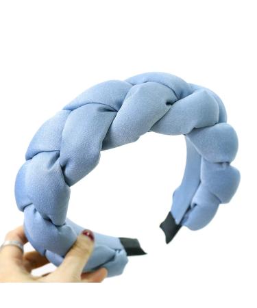 TCM-KE Women's Sponge Padded Velvet Headband - Light Solid Color Faux Silk - Black | Stylish & Comfortable Accessories for All Occasions - Buy Online on GoSupps.com