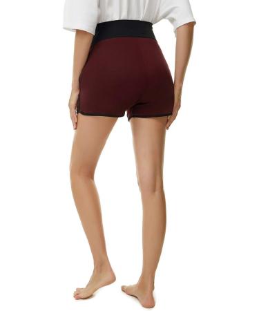 Love2Mi Maternity Tights Leggings - Comfy Stretch Pregnancy Pants (M Black/ Wine Red) - Buy Online on GoSupps.com