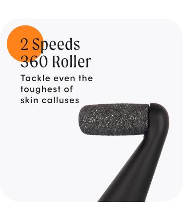 Cosmopolitan Electric Foot File Callus Remover for Feet Hard Skin Remover Foot Scraper Dead Skin Remover for Feet Safe Pedicure Tool for Women or Men Dual Speed with 360 Rotation Waterproof - Buy Online on GoSupps.com