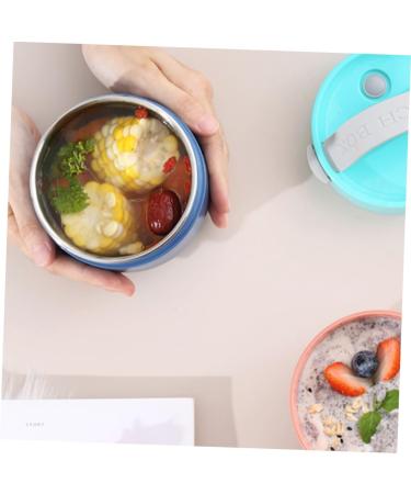 CIYODO 1 Set Soup Cup Soup Bowl Containers for Food Tea Cup Lunch Flask Porridge Jar Milk Cup With Cover - Buy Online on GoSupps.com