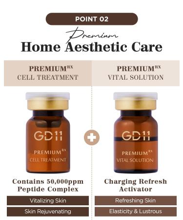 GD11 Premium Rx Cell Exosome Treatment Set for Skin Regeneration - Anti-Wrinkle Serum for Elasticity Care | 3 Pairs (0.1oz + 0.2 fl.oz) - Buy Online on GoSupps.com