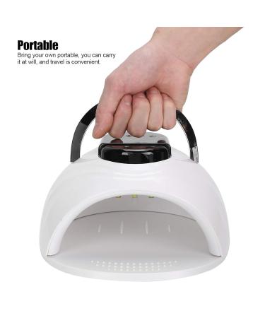 168W LED UV Nail Dryer Lamp with Phone Holder - Perfect for Salon & Home Use (EU) - Buy Online on GoSupps.com