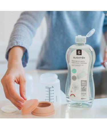 Suavinex Washing Up Liquid for Bottles Teats and Accessories. Bottle Cleaner Liquid. Fragrance and Colorants. Dermatology - Buy Online on GoSupps.com