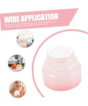 FRCOLOR Sample Containers Mini Containers with Lids Makeup Container Glass Containers with Lids Small Cream Jar Lotion Jar Small Jars with Lids Sample Jars Glass Jar Travel Plastic Make up - Buy Online on GoSupps.com